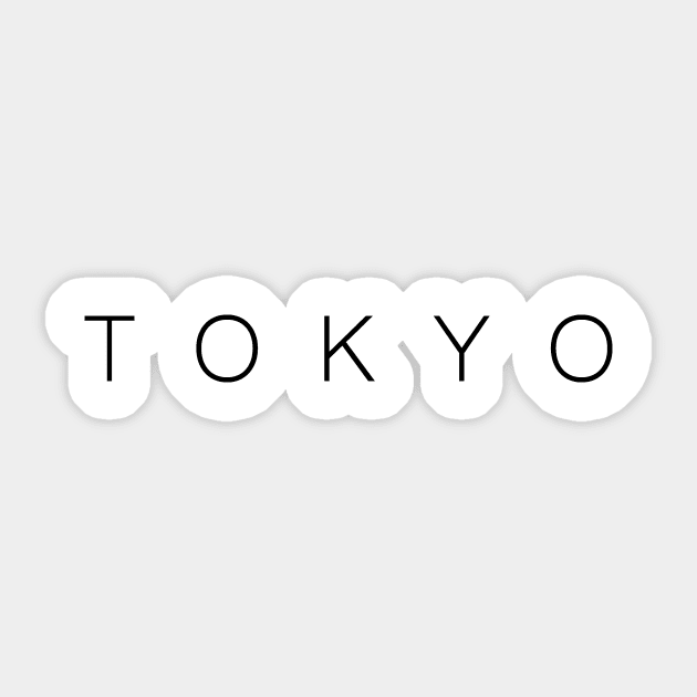 Tokyo Sticker by alexagagov@gmail.com